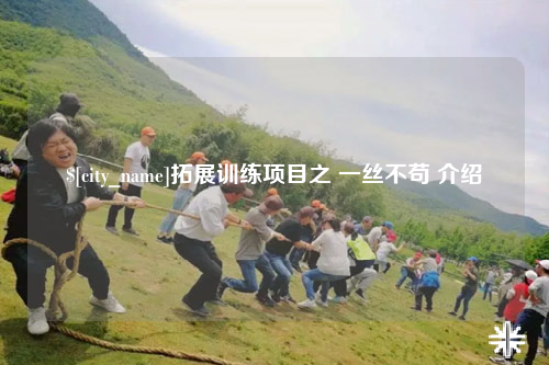 昌江拓展训练项目之 一丝不苟 介绍